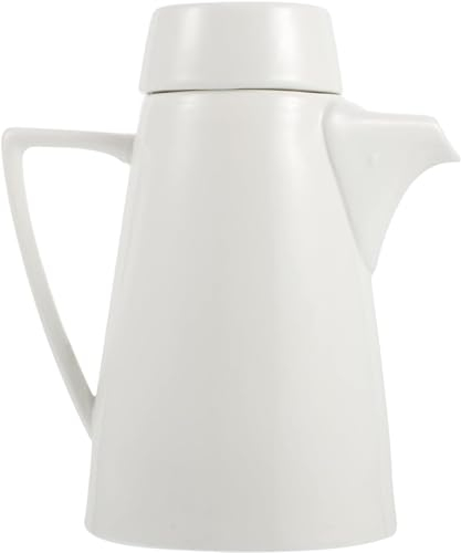 LeGDOr Jarra de cerámica para Agua con Tapa, Jarra para Servir, Jarra de Agua fría, Tetera, café, Leche, Jarra, Leche, Gran Capacidad