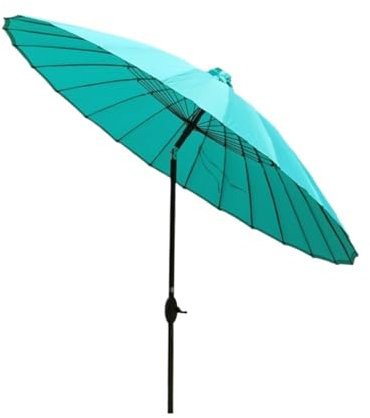 RUVOO Sonnenschirm Terrasse Sonnenschirm Balkon Terrassenschirm Outdoor-Schirm Tragbarer Strandschirm Für Gartenterrasse Ohne Sockel Sonnenschirme Strand(Blue)