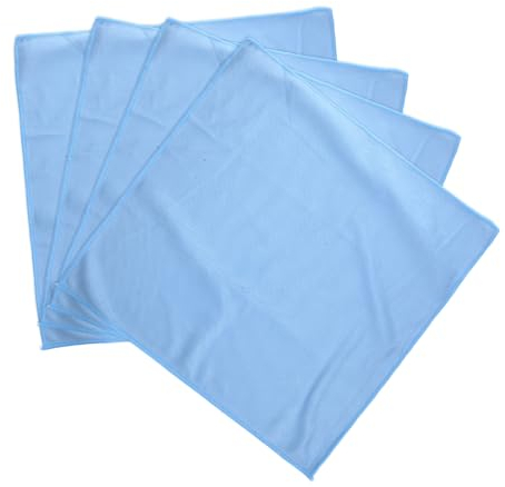 SEWOART 4piezas Paño De Limpieza para Vasos De Paños De Limpieza Lavables De Microfibra Hogar para Limpiar Gafas Espejos y Ventanas Sin Esfuerzo