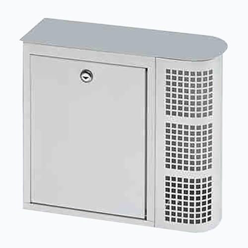 YCXJB Außenbriefkästen, Abschließbarer Wandbriefkasten, Großer Briefkasten mit Zeitungsfach, Briefkasten mit Zeitungsrolle, Sicherer Schlüsselkasten, 37 x 12 x 33 cm(White)