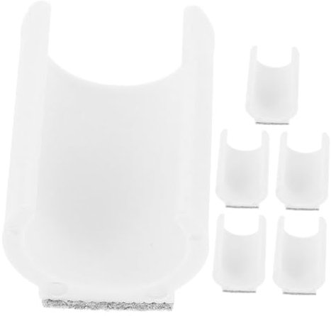 jojofuny 6pcs Non-slip Chair Leg Protectors U-shaped Floor Glides Tubing Caps for Furniture
