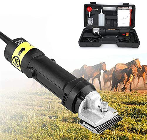 ZJFHEYUO Tondeuse pour Chevaux Kit de toilettage Professionnel Robuste, 690 W Kit de toilettage Robuste Tondeuse de toilettage extrêmement puissante pour Chevaux Lamas Bovins