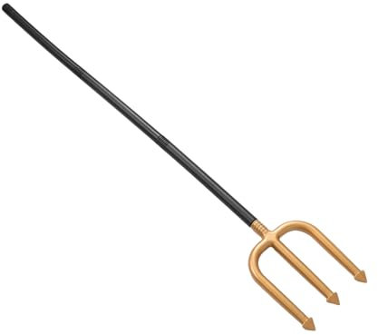 BESPORTBLE Fourche Décorative Halloween Plastique Trident pour Cosplay De Démon Accessoire De Mascarade Jouet pour Fête Masquée Décoration Halloween