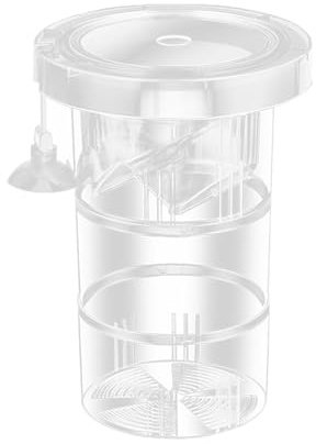 Aquarium-Aufzuchtbox – Kompakte Fischaufzucht, Fischbrut-Isolationsbox | Robuster transparenter Inkubator, schützende Trennkammer, Aquarium, verletzte Wassertiere, Pflanzen, Lebendfutter, Guppys, Garn
