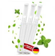 3 PCS Mint Flavoured Air Inhaler Habit Replacing Breathing Stick,Version 1.1 Anxiety Relief Set No Flavored Filters,Internal Filter Cartridge is Replaceable