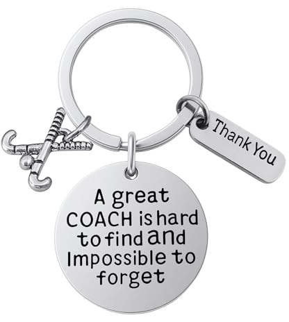 Sportybella - Field Hockey Coach Keychain, Field Hockey Coach Gifts, Keychain for Men and Women