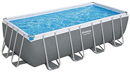 Bestway Piscine Hors-Sol sans Accessoire Power Steel Rectangle 488x244x122cm