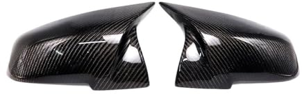 Auto Spiegelkappen Rückansicht Seitenflügelspiegelabdeckung Kohlefaser Für BMW Serie 1 2 3 4 XM 220i 328i 420i F20 F21 F22 F23 F30 F32 F33 F36 X1 (Color : Carbon)