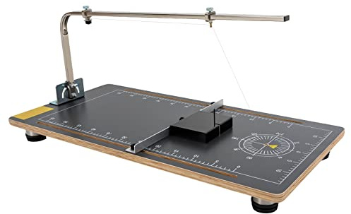 Máquina de cortar, cortadora de espuma de alambre caliente, tablero de madera de acero inoxidable, medición precisa, potencia de 30 W, adecuada para espumas y más