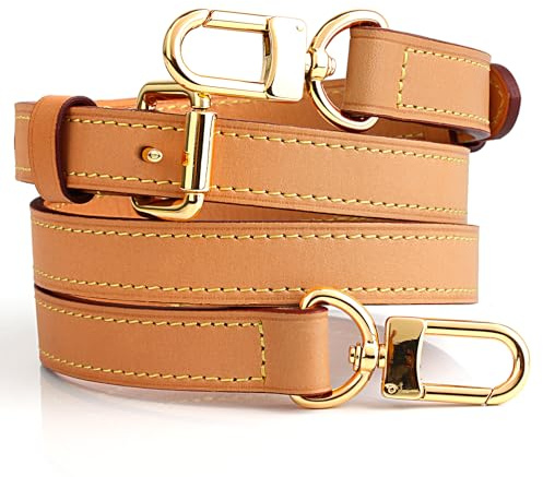 jiesinlov Vachetta Leder Riemen Ersatz verstellbar, Handtasche Schulterriemen Crossbody für Speedy Handtasche (Bienenwachs-Breite:1.5cm)