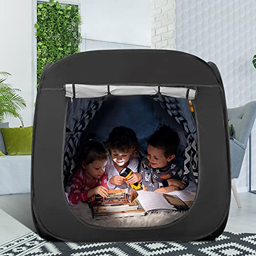 Ovshnrr Tienda Sensorial, Tienda de Campaña Infantil para Necesidades Educativas Especiales Sensory Tent para Autismo con Bolsa de Viaje para el hogar y la Escuela (Cuadrado)