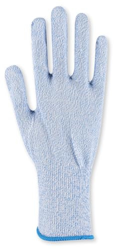 FRANZ MENSCH 6 Stück Schlachthausfreund Schlachthausfreund CUTGUARD® bluetouch, Schnittschutzhandschuhe, Karton, blau, 8/M, L: 28cm, Schnittschutzhandschuhe, Arbeithandschuhe, Küchenhandschuhe