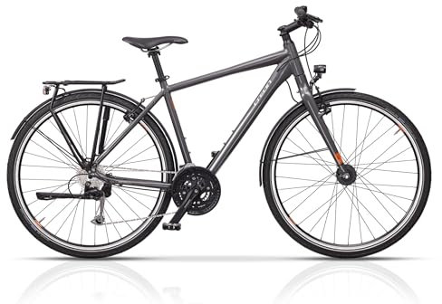 28 Zoll Herren Trekking Fahrrad Quest VB Gent Trekkingrad Shimano 24 x Gang Shimano ALIVIO RD-T4000 SGSL - Rahmenhöhen 50cm, 55cm, 60cm - (55cm (Körpergröße 175-185cm))