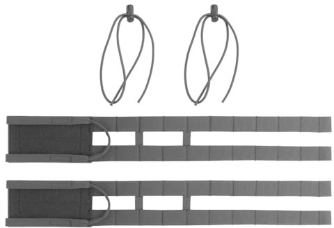 Peminkoo Taktischer Plattenträger-Kummerbund, R-Serie, Stil 2, Band, struktureller Schnellverschluss, zweireihiger Gürtel für die Jagdweste J.PC A.VS S.PC (Grey)