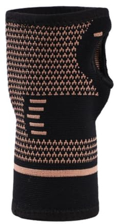 Fcnjsao Coppers Muñequeras de compresión para muñeca, cómodo soporte de muñeca, transpirable, banda elástica para la muñeca para hombre y mujer