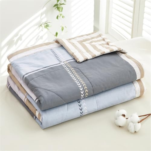 Odot Tagesdecke 150x200 180x200 200x230 Bunte Blumen Tagesdecke Bettüberwurf Einzelbett Doppelbett Weich Komfort Steppdecke Gesteppte Bettwäsche Sofaüberwurf Wohndecke (Gitter,180x200cm)
