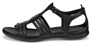 ECCO Sandali romani Flash da donna, nero, 36