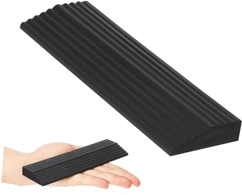 VALICLUD Rampe Dentrée Antidérapante pour Robot Balayeur Tapis de Transition Durable Rampe Intérieure Portable pour Maison et Bureau Résistante à Lusure des Petits Obstacles