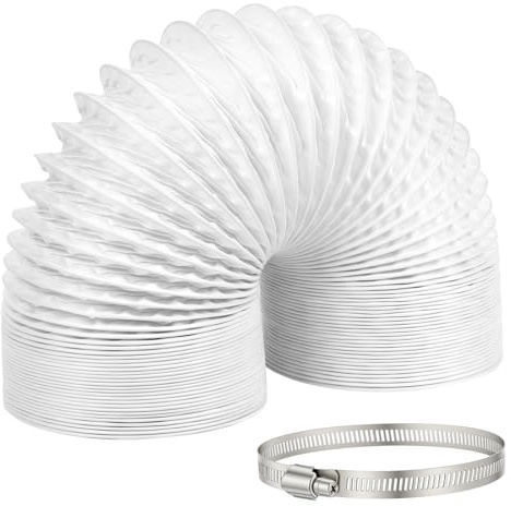 NUTKIT Portable Air Conditioner Hose, 10mm Diameter 200cm Length