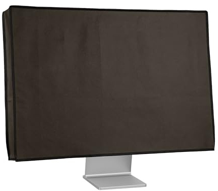 kwmobile Housse écran ordinateur compatible avec 20-22 moniteur - Housse protection d'écran PC - gris foncé