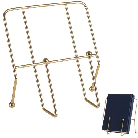 Premier Housewares 509921 Kochbuchständer, goldfarben