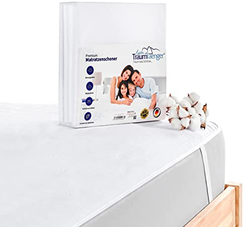Matratzenschoner 120x200 cm, wasserdicht & atmungsaktiv aus Baumwolle (Oeko-TEX® Standard 100) bietet Matratzenschutz, Nässeschutz dient als Matratzenauflage, waschbar bei 60°