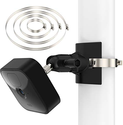 TIUIHU Camera Pole Montagehalterung für Die Neue Blink Outdoor 4/Outdoor 2K+/XT/XT2/Blink Mini/Mini 2, Anwendbarer Rohrdurchmesser Größe 30 mm - 200 mm (1,18-7,87 Zoll) (1 Pack)