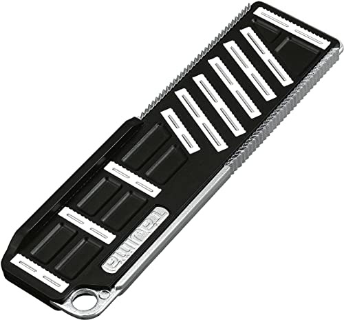 Tajima Trockenbau-Raspel – 17,8 cm Sheetrock-Werkzeug mit Kantenschneider und Schärfwerkzeug – TBY-SH180-T