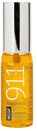Biotop Professional 911 Olio Riparatore Capillare Quinoa - Protezione Termica + Trattamento Condizionamento Profondo - Fiale Per Capelli Danneggiati E Crespi (1.01 Fl Oz/30 Ml)