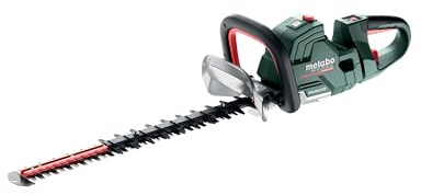 metabo Akku-Heckenschere HS 18 LTX BL 55 – 601722850 – 18 V– Elektrische Hecken- und Strauchschere mit Brushless-Motor – Ohne Akku und Ladegerät