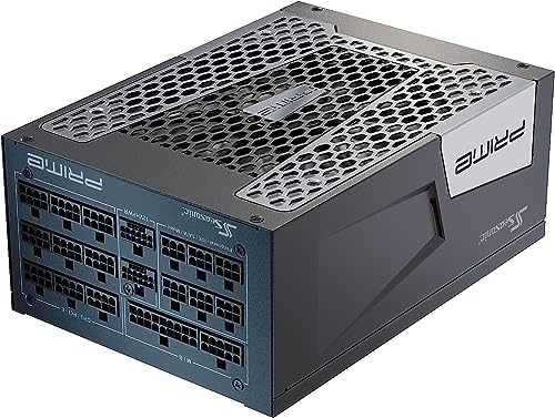 Seasonic Prime PX-1600-1600W - 80+ Platinum - ATX 3.0 y PCIe 5.0 Ready - Totalmente Modular - Condensadores japoneses Premium - 12 años de garantía - Compatible con Nvidia RTX 40/50 y AMD GPU (Ref
