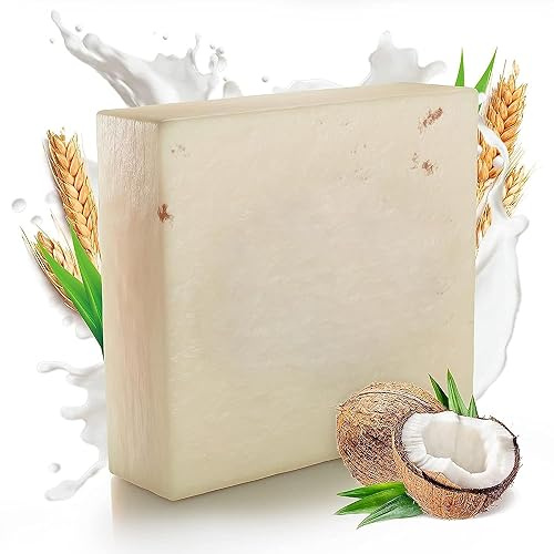 Original Reismilchseife Thailand Naturseife 60-65 Gramm Handmade Grade White Feuchtigkeitsspendende Bio Seife für Männer Frauen Handseife, Körper Badeseife, Gesichtsseife (1Pcs)