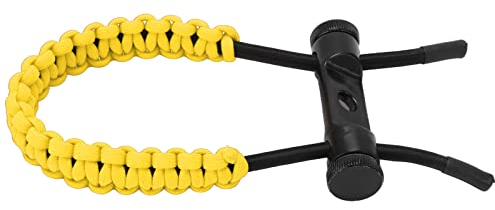 Bogenschießen-Bogen-Handschlaufe, Bunte Compound-Bogen-Handschlaufe, Geflochtene Seilschnur, Verstellbare Geflochtene Nylon-Seilschnur, Bogenschießen-Zubehör und Ausrüstung für(Gelber Entenstil)