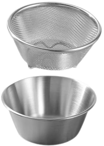 Cabilock Colonne Acier Inoxydable Avec Passoire Fine Ensemble Pour Rincer Fruits Et Légumes Ustensile De Cuisine Polyvalent