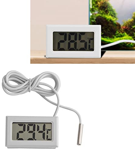 2 Pz LCD Termometro Digitale Igrometro Mini Misuratore di Umidità di Temperatura per Rettili Habitat Incubatrice Acquario Pollame