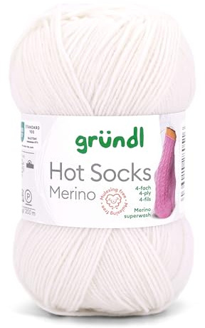 Gründl Hot Socks Merino (01 weiss)