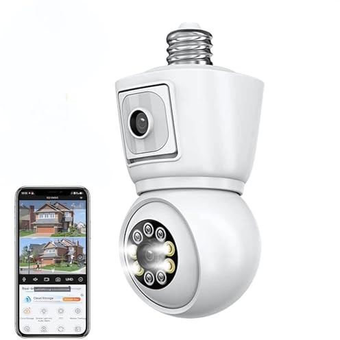 C DISTRIBUTION Color - Flash - Caméra de Sécurité Extérieure Wi-FI 4K, Vision Nocturne, 8MP + Carte 64Gb, Suivi Automatique, Audio, Compatible Touristes et Résidences