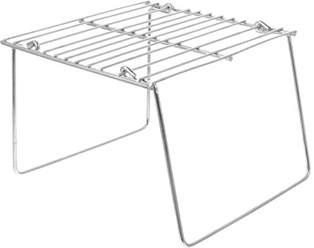 Garneck Edelstahl Grillrost Für Barbecue Racks Hitzebeständig Rostfrei Langlebig Kompakt Stabiles Zubehör Für Outdoor Camping Grillspaß