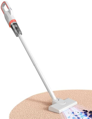 Cordless Vacuum Cleaner – Portable Stick Sweepers, Lightweight Suction Tool | Handheld Battery Brush, Powerful Cleaning Machine, Multi Surfaces Floor Dust Collector, Wireless Charging Head For Home Us