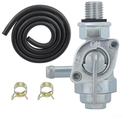 Yuanpgky 310574GS - Kit de válvula de cierre de tanque de combustible compatible con generadores portátiles BS 030213-0 030231-0 030236-0 030252-0 y otros modelos con rosca M10 x 1,25 mm
