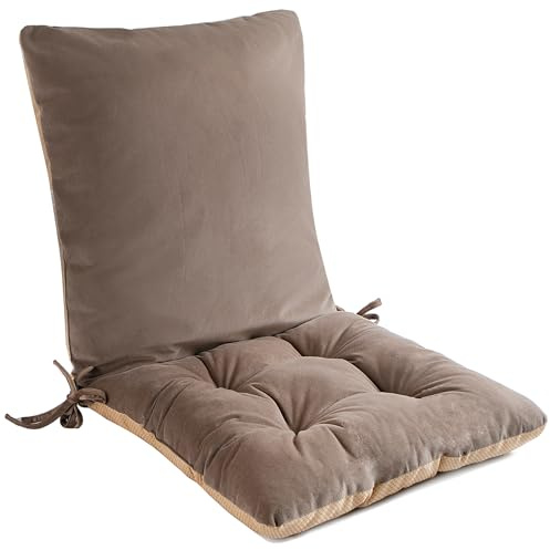Cojín ortopédico de espalda baja para aliviar el dolor lumbar extra grande, cojín de asiento antideslizante para sofá, cama, almohada de lectura con correas de extensión ajustables para tumbona
