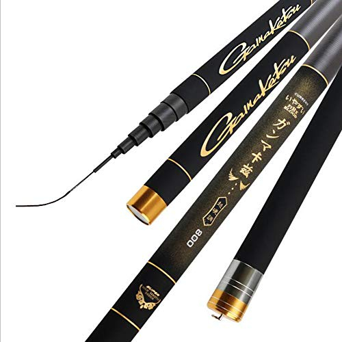 Zyy Kohlenstoff Angelrute 8-15 Meter Langer Abschnitt sehr schwierig Ultraleicht Angelausrüstung Fern Grosser Fisch (größe : 14m)