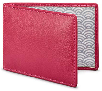 Duke Leather Travel Pass Holder by Yoshi (Raspberry)