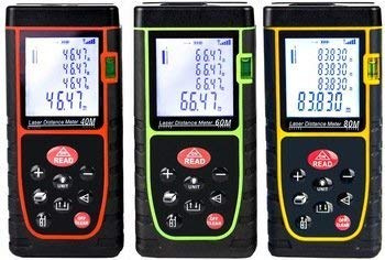 SLS SHOP Misuratore Distanza Professionale Metro Laser Portatile Fino a 40m