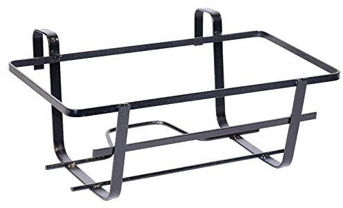 Decorspace Balconière fixe Tulipano porte-pot rectangulaire en fer forgé « Made in Italy » (50 cm, Fixe Renforcée)
