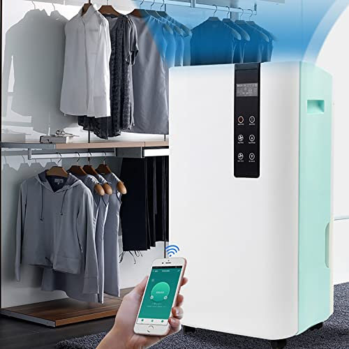 Deshumidificador Inteligente De 60L, Control Wifi/App, DeshumidificacióN Remota, ConfiguracióN De Humedad, PurificacióN De Iones Negativos, SincronizacióN De 24 Horas