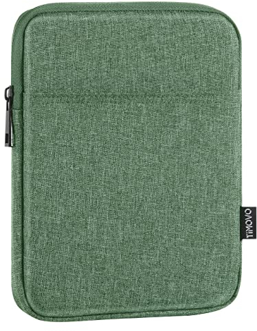 TiMOVO 6-7 Zoll Schutzhülle für den neuen Kindle Paperwhite und Kindle Colorsoft Signature Edition, Schutzhülle Cover Tasche Tragetasche für Kindle E-Reader/Kindle Oasis, Bodhi Grün