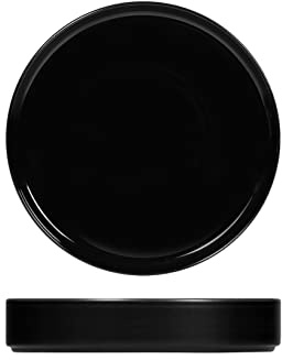 H&H Norway Set 6 Bakgrundsrätter i Porslin, Svart, 19,5cm