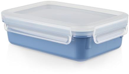 Tefal Boite de conservation alimentaire 0,8 L, Sans BPA, Rectangulaire, 100% hermétique, Compatible lave-vaisselle et micro ondes, Masterseal Colour Edition N1012510