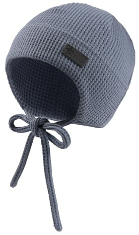 Sterntaler Beanie Waffelpique mit Bindeband Unisex - Baby Beanie mit UV -Schutz 30 für Spielspaß an heißen Tagen - Leichte Mütze für Babys